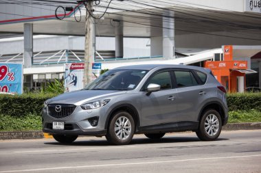 Chiangmai, Tayland - 24 Eylül 2018: Özel otomobil, Mazda Cx-5