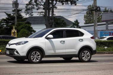 Chiangmai, Tayland - 24 Eylül 2018: Özel Suv araç Mg Gs. 