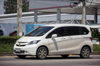 Chiangmai, Tayland - 24 Eylül 2018: Özel Honda Freed van