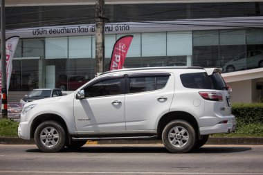 Chiangmai, Tayland - 24 Eylül 2018: Özel Suv araba, Chevrolet Trailblazer