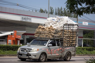Chiangmai, Tayland - 24 Eylül 2018: Özel Toyota Hilux Vigo kamyonet