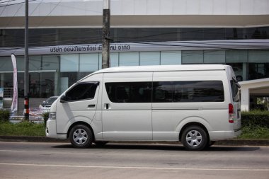 Chiangmai, Tayland - 24 Eylül 2018: Özel Toyota banliyö van