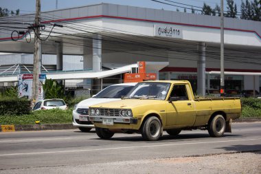 Chiangmai, Tayland - 24 Eylül 2018: Özel Old pikap araba, Mitsubishi L200 ilk nesil. 