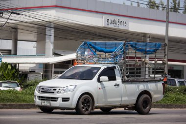 Chiangmai, Tayland - 24 Eylül 2018: Özel Isuzu Dmax kamyonet