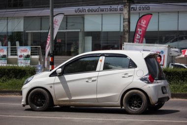 Chiangmai, Tayland - 24 Eylül 2018: Özel Honda Brio, Eko şehir otomobili