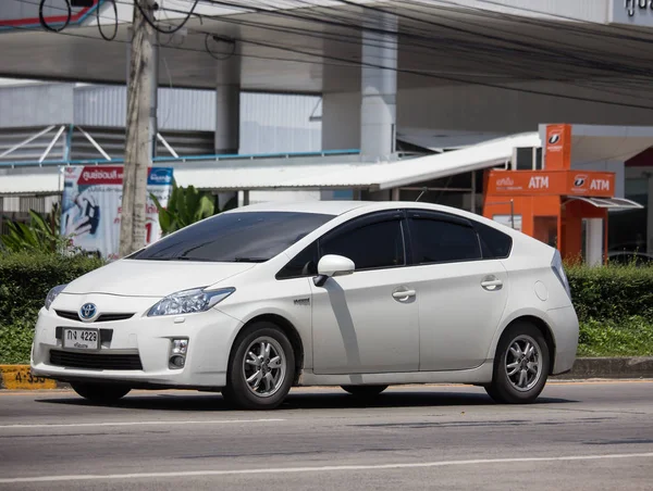 Чиангмай Таиланд Сентября 2018 Года Личный Автомобиль Toyota Prius Hyundai — стоковое фото