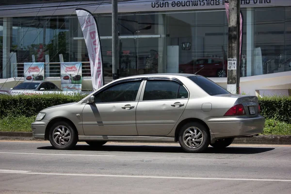 Chiangmai Tailândia Setembro 2018 Carro Particular Mitsubishi Lancer — Fotografia de Stock