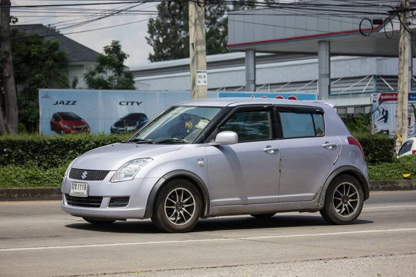 Chiangmai Tailândia Setembro 2018 Private Eco City Car Suzuki Swift — Fotografia de Stock