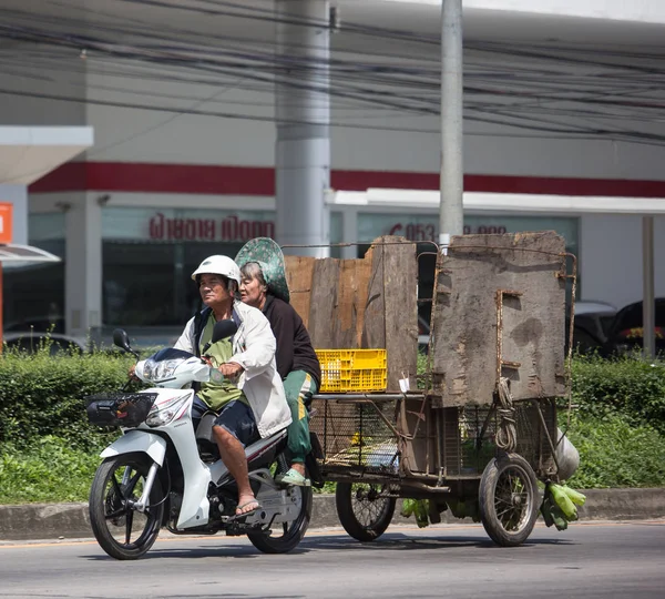 Чиангмай Таиланд Сентября 2018 Года Частный Мотоцикл Honda Wave — стоковое фото
