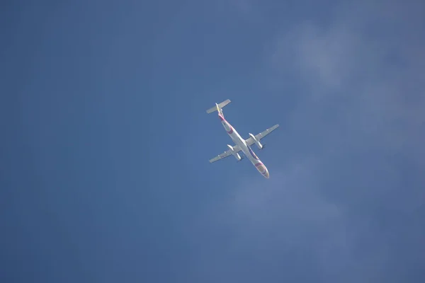 Chiangmai Thailand October 2018 Dqa Bombardier Q400 Nextgen Nokair Taking — Stock Photo, Image