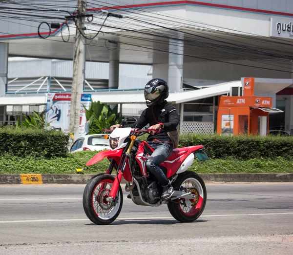 Chiangmai Tajlandia Września 2018 Prywatne Wyścigi Honda Crf250 Motocykl — Zdjęcie stockowe