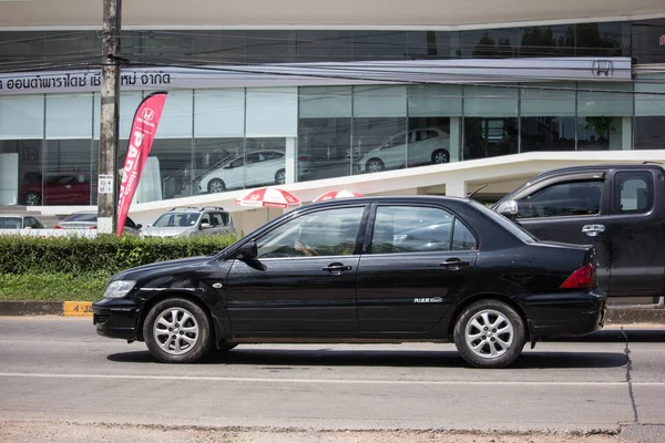 Chiangmai Tailândia Setembro 2018 Carro Particular Mitsubishi Lancer — Fotografia de Stock