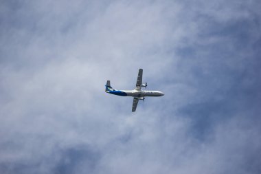 Chiangmai, Tayland - 22 Ekim 2018: Rdpl-34173 Atr72-500 Lao havayolları. Luang Prabang için uçuş Chiang mai.