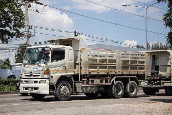 Chiangmai Tailândia Setembro 2018 Caminhão Basculante Lampang Luang Company Estrada — Fotografia de Stock