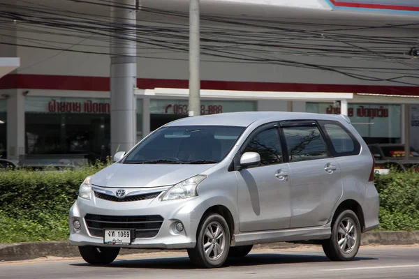Chiangmai Tailândia Setembro 2018 Carro Privado Toyota Avanza Mini Suv — Fotografia de Stock