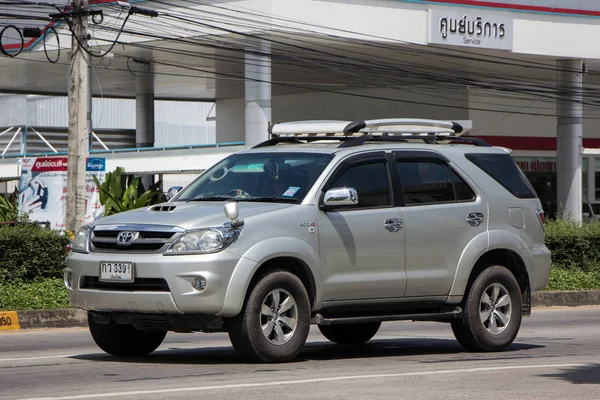 Chiangmai Thaïlande Septembre 2018 Voiture Privée Toyota Fortuner Suv Sur — Photo