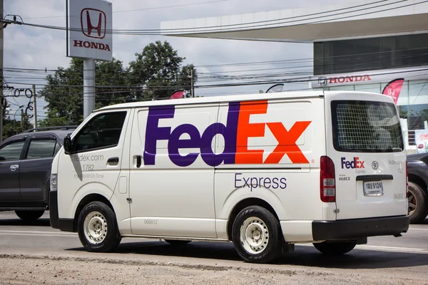 Chiangmai Tailândia Setembro 2018 Fedex Logistic Van Estrada 1001 Cidade — Fotografia de Stock