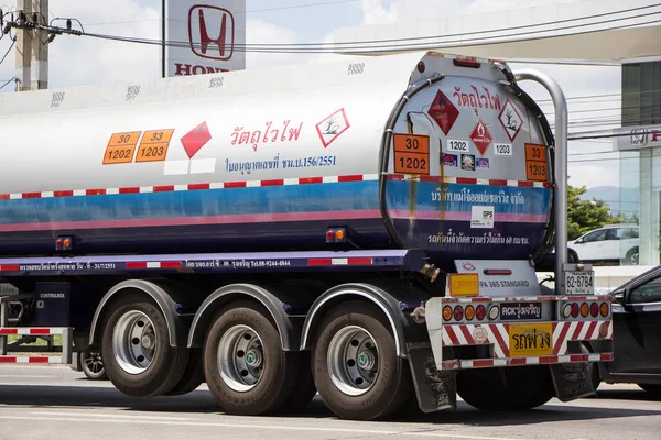 Chiangmai Tailandia Septiembre 2018 Camión Petróleo Maejo Oil Transport Company —  Fotos de Stock