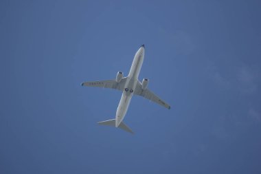 Chiangmai, Tayland - 25 Ekim 2018: B-1298 Boeing 737-800 Çin Güney havayolu şirketi. Nanning için Chiangmai Havaalanı'ndan çıkar.