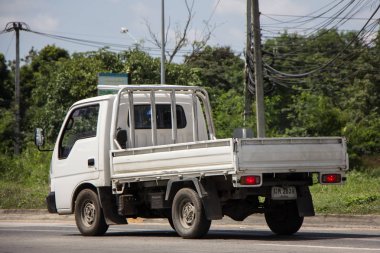 Chiangmai, Tayland - 25 Eylül 2018: Özel pikap araba, Kia Moter. Fotoğraf Road Hayır 121 hakkında 8 km şehir merkezine Chiangmai, Tayland.