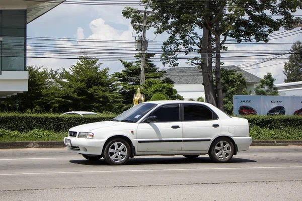 Chiangmai Tajlandia 2018 Września Prywatny Stary Samochód Suzuki Swift Sedan — Zdjęcie stockowe