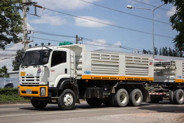 Chiangmai Tailândia Setembro 2018 Private Isuzu Dump Truck Estrada 1001 — Fotografia de Stock