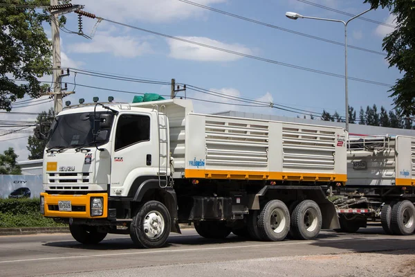 Chiangmai Tailandia Septiembre 2018 Camión Volquete Privado Isuzu Carretera 1001 —  Fotos de Stock