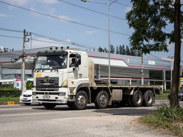 Chiangmai Tailandia Septiembre 2018 Camión Carga Hino Privado Foto Carretera —  Fotos de Stock