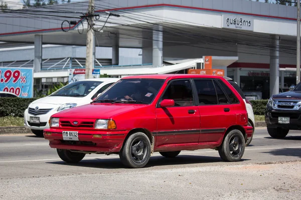 Chiangmai Tailandia Septiembre 2018 Coche Sedán Privado Ford Fiesta American —  Fotos de Stock