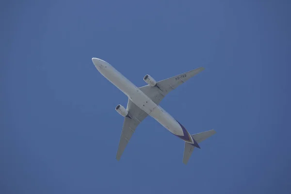 Chiangmai Tailandia Octubre 2018 Boeing 777 300 Tkb Tg103 Vía — Foto de Stock