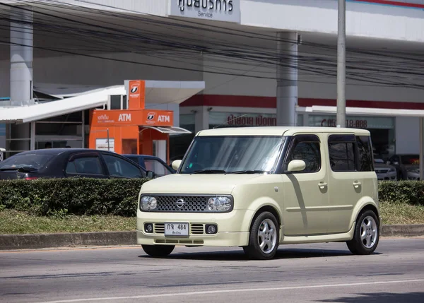 Chiangmai Ταϊλάνδη Σεπτεμβρίου 2018 Ιδιωτικό Nissan Cube Mini Van Στο — Φωτογραφία Αρχείου