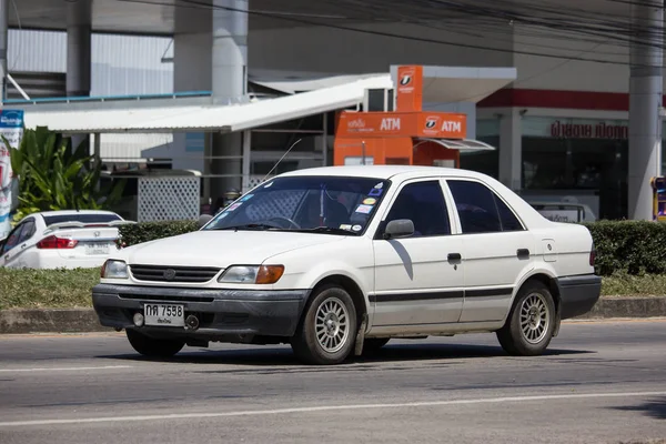 Chiangmai Thajsko Září 2018 Soukromé Auto Toyota Soluna Vios Silnici — Stock fotografie