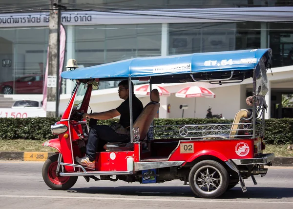 Chiangmai Thaïlande Septembre 2018 Tuk Tuk Taxi Chiangmai Service Ville — Photo