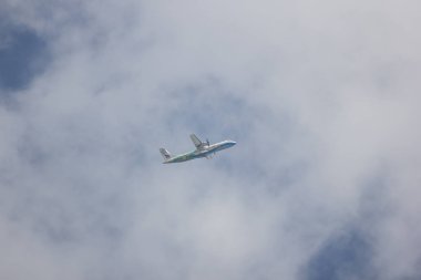 Chiangmai, Tayland - 30 Ekim 2018: Hs-Pgm Atr 72-500 Bangkok Hava yolu, çıkar Chiangmai airportto Mandalay.