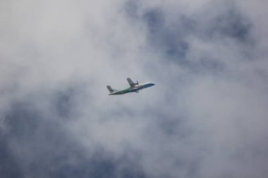 Chiangmai, Tayland - 30 Ekim 2018: Hs-Pgm Atr 72-500 Bangkok Hava yolu, çıkar Chiangmai airportto Mandalay.