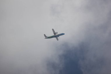 Chiangmai, Tayland - 30 Ekim 2018: Hs-Pgm Atr 72-500 Bangkok Hava yolu, çıkar Chiangmai airportto Mandalay.