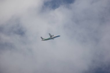 Chiangmai, Tayland - 30 Ekim 2018: Hs-Pgm Atr 72-500 Bangkok Hava yolu, çıkar Chiangmai airportto Mandalay.