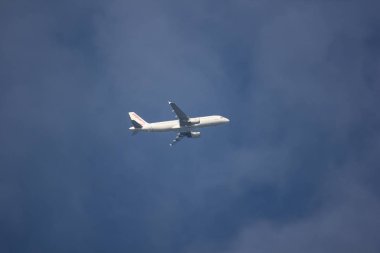 Chiangmai, Tayland - 1 Kasım 2018: Airbus A320-200 Vietjet havayolu şirketi. Ho Chi Minh City Havaalanına Chiang Mai Uluslararası Havaalanı'ndan çıkar.