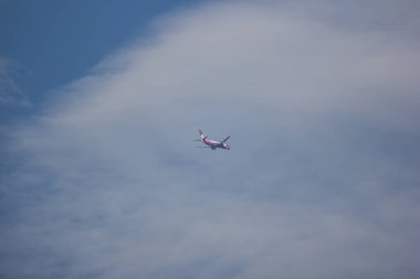Chiangmai, Tayland - 30 Ekim 2018: Hs-Dbu Boeing 737-800 Nokair itibaren. Bangkok'a Chiangmai Havaalanı'ndan çıkar.