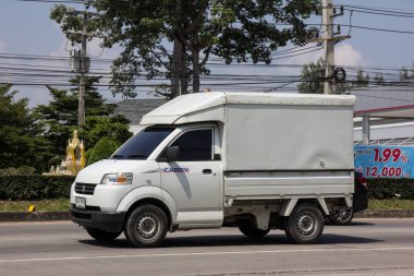 Chiangmai, Tayland - 5 Ekim 2018: Özel Suzuki Carry al araba. Fotoğraf Road'da yok 121 hakkında 8 km şehir merkezine Chiangmai Tayland.