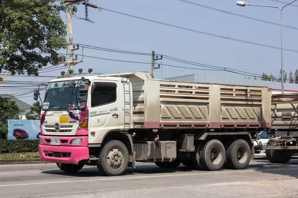 Chiangmai Thailand October 2018 Private Hino Dump Truck Road 1001 — Stock Photo, Image