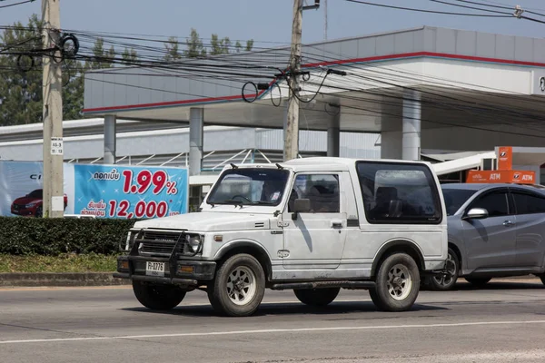 Chiangmai Tailândia Outubro 2018 Carro Particular Suzuki Caribian Foto Estrada — Fotografia de Stock