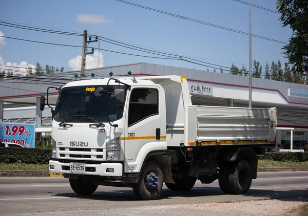 Chiangmai Ταϊλάνδη Σεπτεμβρίου 2018 Ιδιωτικό Isuzu Ανατρεπόμενο Φορτηγό Στο Δρόμο — Φωτογραφία Αρχείου