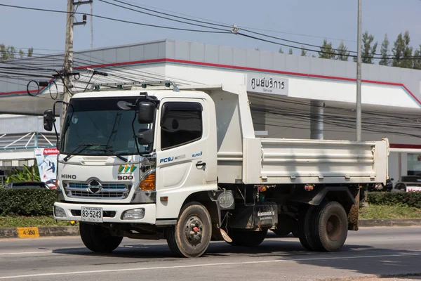 Chiangmai Tailândia Outubro 2018 Private Hino Dump Truck Estrada 1001 — Fotografia de Stock