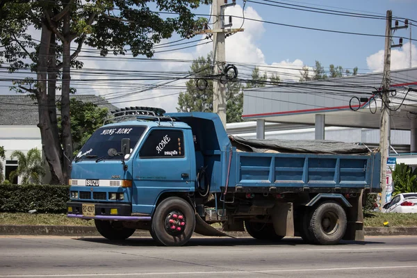 Chiangmai Tailândia Setembro 2018 Private Isuzu Dump Truck Estrada 1001 — Fotografia de Stock