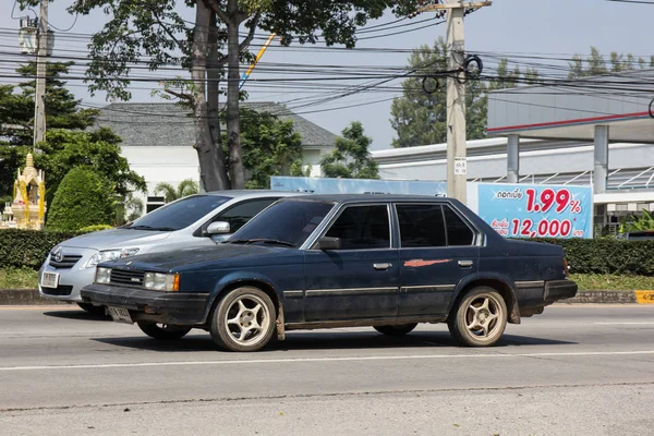 Chiangmai Tailandia Octubre 2018 Coche Viejo Privado Toyota Corona Carretera —  Fotos de Stock