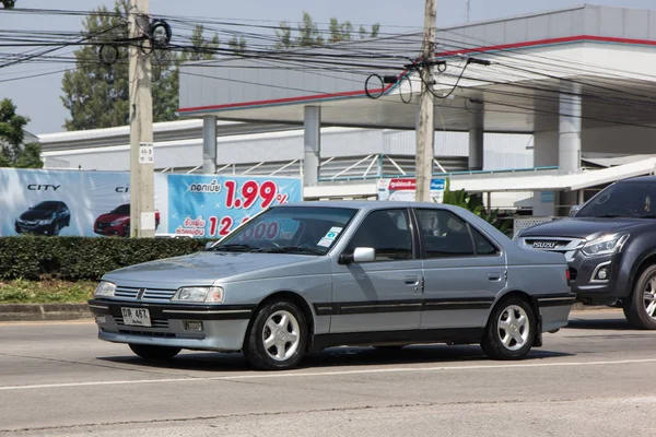 Chiangmai Tailândia Outubro 2018 Private Old Car Peugeot 405Sri Foto — Fotografia de Stock