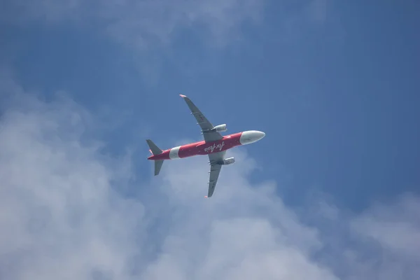 Chiangmai Tailandia Octubre 2018 Bbj Airbus A320 200 Thai Airasia — Foto de Stock