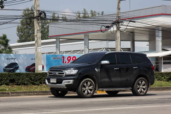 Chiangmai Thailand October 2018 Private Suv Car Ford Everest Road — Stock Photo, Image