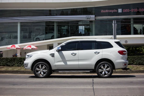 Chiangmai Thajsko Září 2018 Soukromá Suv Vůz Ford Everest Silnici — Stock fotografie